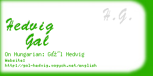 hedvig gal business card